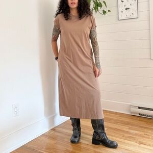 Uniqlo mercerized cotton sleeveless dress